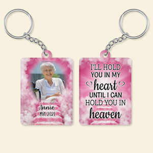 Customizable Memorial Keychain-Remembrance Keyrings-Bereavement Personalized Gifts