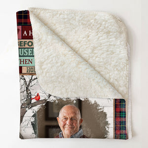 Custom Photo A Hug From Heaven - Personalized Photo Blanket