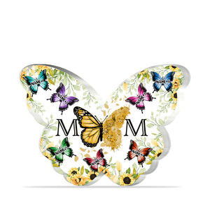 Mother And Children - Personalized Mother Gift Custom Shaped Acrylic Plaque