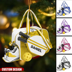 Personalized Pickleball Christmas Ornament -  Gift For Pickle Ball Player