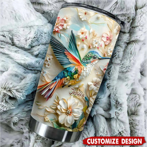 Personalized Hummingbird Tumbler-Gift For Family,Friends