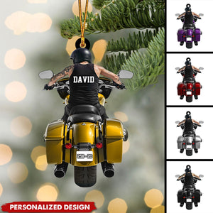 Personalized Motorcycle Ornament-Gift For Motorcycle Lover-2024 New Release