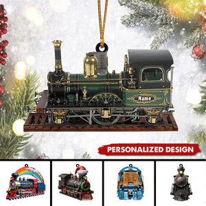 Personalized RailRoader Train Christmas Ornament-Gift For Train Lover Railway workers-2024 New Release