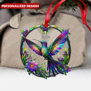 Beautiful Hummingbird-Personalized Hummingbird Ornament