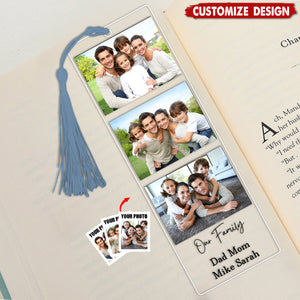 Personalized Photo Acrylic Bookmark-Gift For Book Lovers