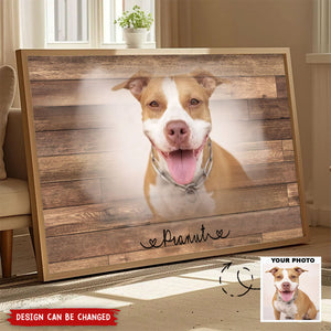 Family Couple Pet Portrait Personalized Poster - Gift For Couple, Family, Pet Lovers