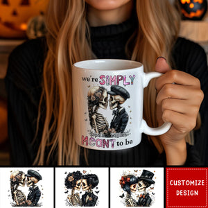 Personalized Couple Gift We're Simply Meant To Be Mug