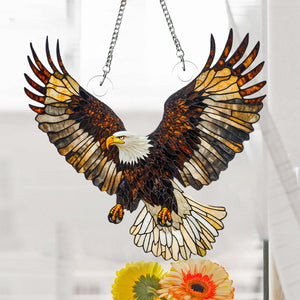 Eagle Window Hanging Suncatcher Ornament Gift For Eagle Lover