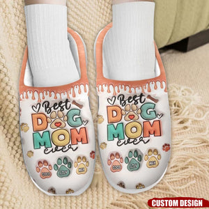 Pawsitively Grateful For The Joy My Pet Brings This Christmas - Dog & Cat Personalized Custom Fluffy Slippers