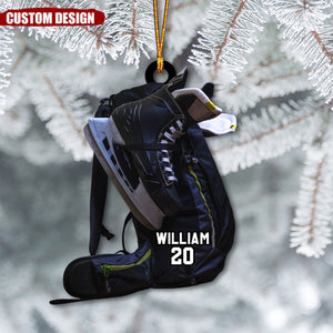 Personalized Ice Hockey Bag Christmas Ornament, Gift For Ice Hockey Players-2024 New Release