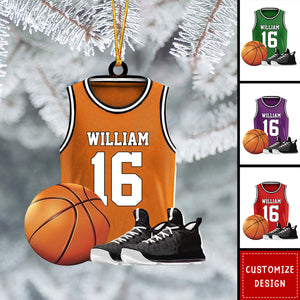 2024 New Release - Personalized Basketball Christmas Ornament