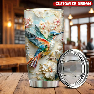 Personalized Hummingbird Tumbler-Gift For Family,Friends