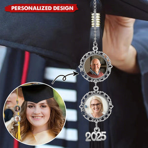 Personalized Graduation Cap Photo Charm Class Of 2025