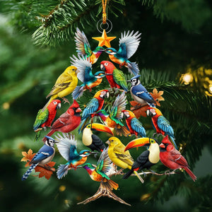 Cute Bird Christmas Tree Ornament, Gift For Bird Lovers-2024 New Release