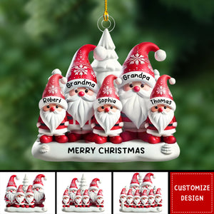 Personalized Grandparents Family Christmas Ornament-2024 New Release