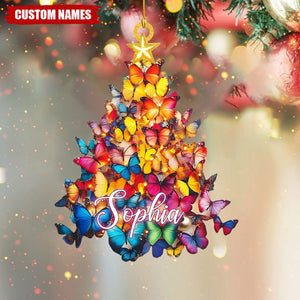 Personalized Butterfly Christmas Ornament-Gift For Butterfly Lover-2024 New Release