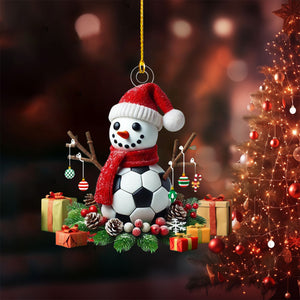 Soccer Snowman Christmas Ornament-Gift For Soccer Players-2024 New Release