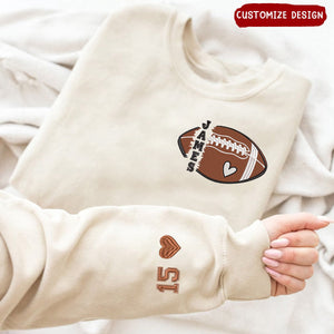 Personalized American Football Sweatshirt-Gift For American Football Lovers