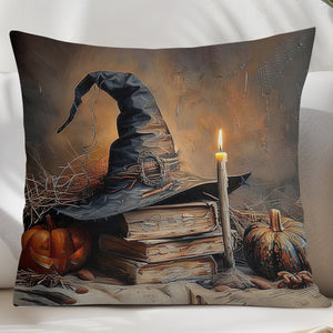 A Witch's Autumn Ritual Pillow - Gift For Witch And Book Lovers