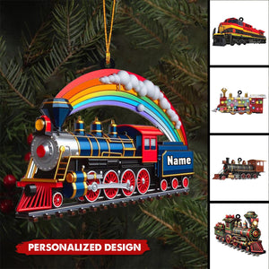 Personalized RailRoader Train Christmas Ornament-Gift For Train Lover Railway workers-2024 New Release