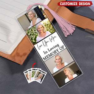 Personalized Photo Acrylic Bookmark-Gift For Book Lovers