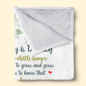 Our Adventures Are About To Start - Family Personalized Baby Blanket - Baby Shower Gift, Gift For First Mom