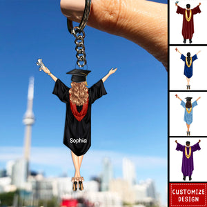 Personalized Graduation Acrylic Keychain Class of 2025