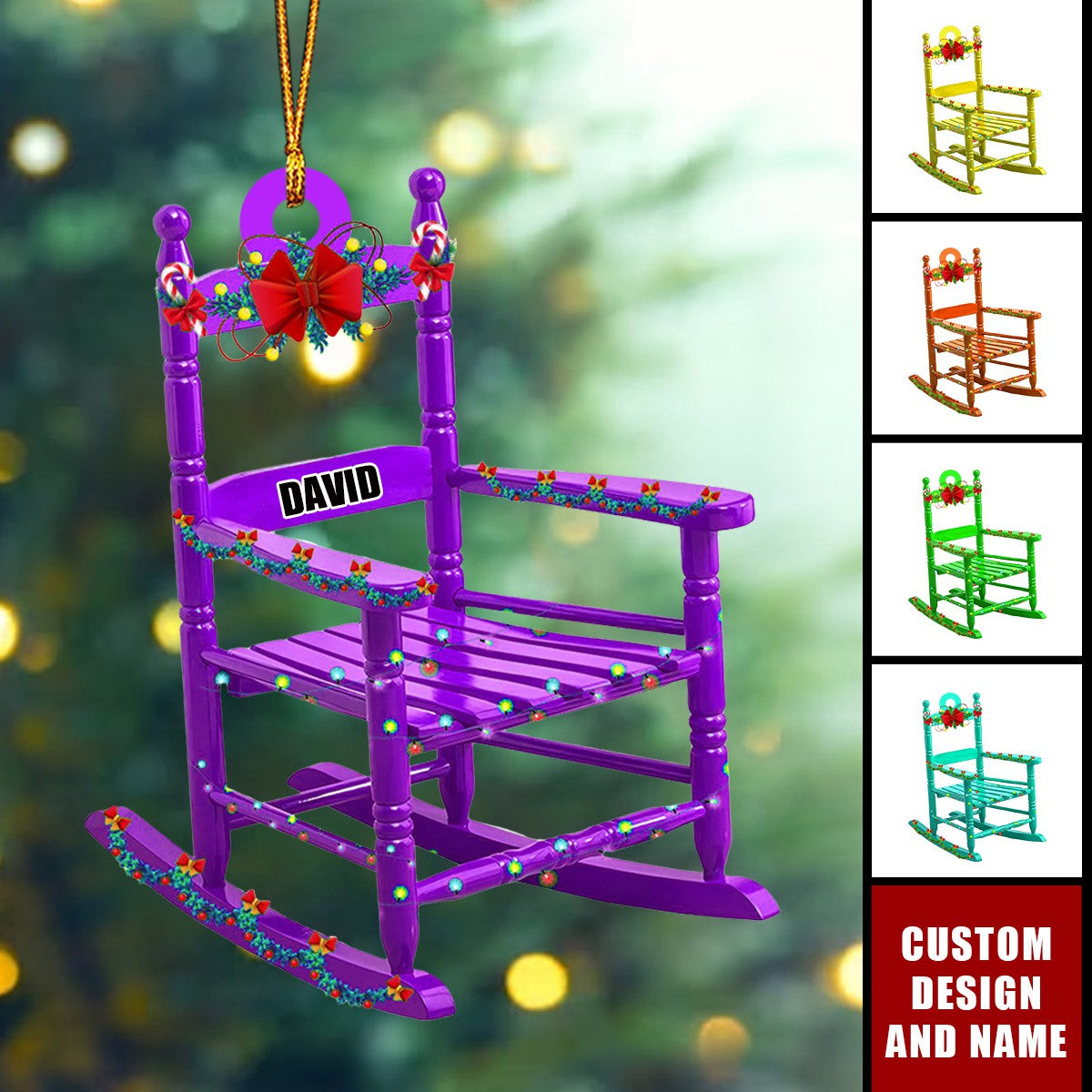 Personalized Chair Christmas Ornament - Gift For Chair Lovers-2024 New Release