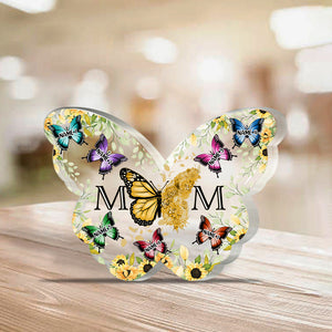 Mother And Children - Personalized Mother Gift Custom Shaped Acrylic Plaque