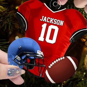 Personalized Name American Football Uniform Ornament - 2024 New Release