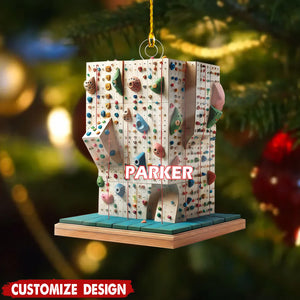 Personalized Climbing Wall Ornament-Gift For Climbing Gym Lover-2024 New Release