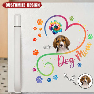 Custom Photo Dog Mom - Gift For Dog Lovers - Personalized Decor Decal