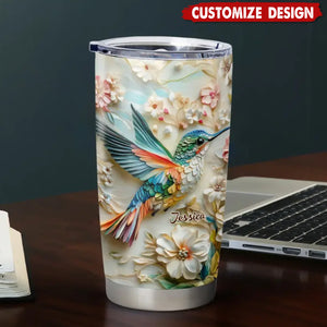 Personalized Hummingbird Tumbler-Gift For Family,Friends