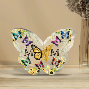 Mother And Children - Personalized Mother Gift Custom Shaped Acrylic Plaque