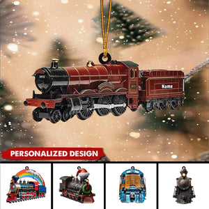 Personalized RailRoader Train Christmas Ornament-Gift For Train Lover Railway workers-2024 New Release