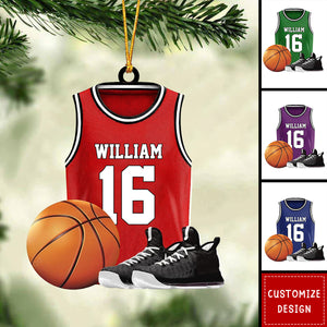 2024 New Release - Personalized Basketball Christmas Ornament