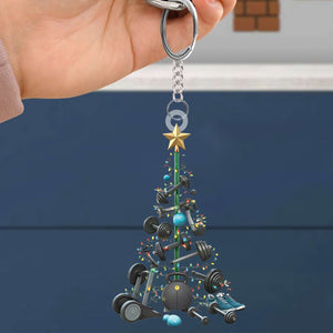 Fitness Tools Keychain - Gift for Fitness Lovers