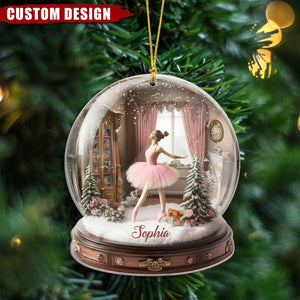 Personalized Ballerina Christmas Ornament - Gift For Ballerina Lovers - 2024 New Release