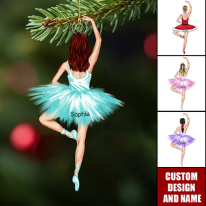 Personalized Ballet Dancer Christmas Ornament-Gift For Ballet Dancer-2024 New Release