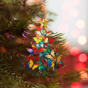 Butterfly Christmas Tree Ornament/Suncatcher Gift For Butterfly Lover