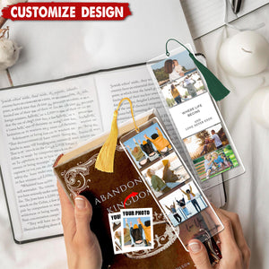 Personalized Photo Acrylic Bookmark-Gift For Book Lovers