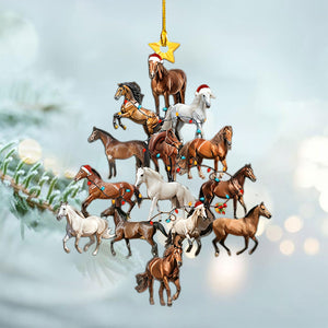 Horse Christmas Ornament-Gift For Horse Lover-2024 New Release