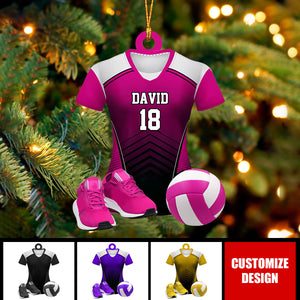 Personalized Volleyball Uniform Christmas Ornament Gift For Volleyball Lover - 2024 New Release