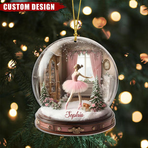 Personalized Ballerina Christmas Ornament - Gift For Ballerina Lovers - 2024 New Release