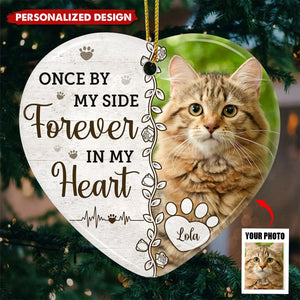 2024 New Release My Best Friend And A True Hero-Personalized Ceramic Ornament-Christmas Gift,Sympathy Gift For Pet Lovers