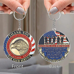 Say Thank You Who Have Service Country - Acrylic Keychain