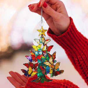 Butterfly Christmas Tree Ornament/Suncatcher Gift For Butterfly Lover