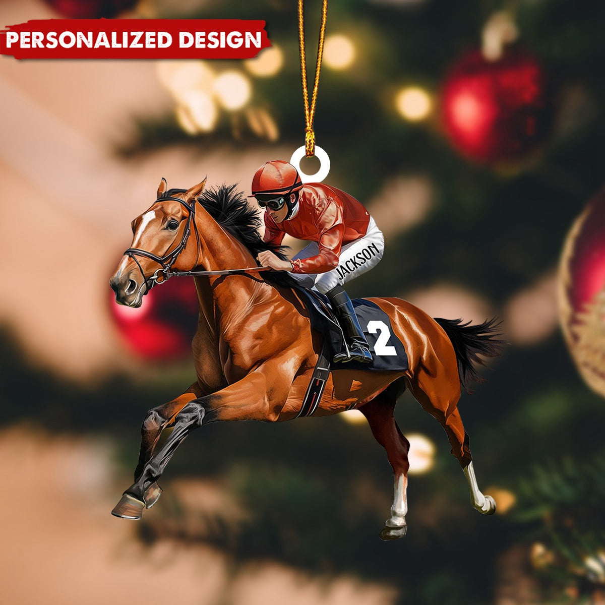 Personalized Horse Ornament-Gift For Horse Lover-2024 New Release