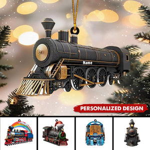 Personalized RailRoader Train Christmas Ornament-Gift For Train Lover Railway workers-2024 New Release