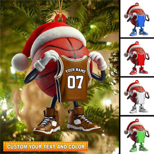 Personalized Basketball Christmas Ornament-Gift For Basketball Players and Fans-2024 New Release